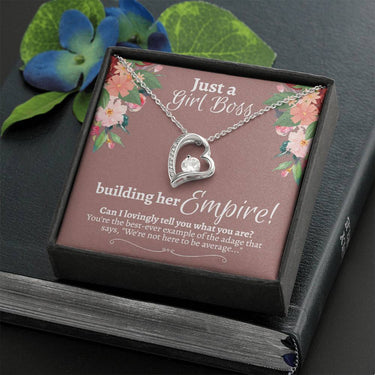 Girl Boss Building her Empire Forever Love Necklace - Love You This Much